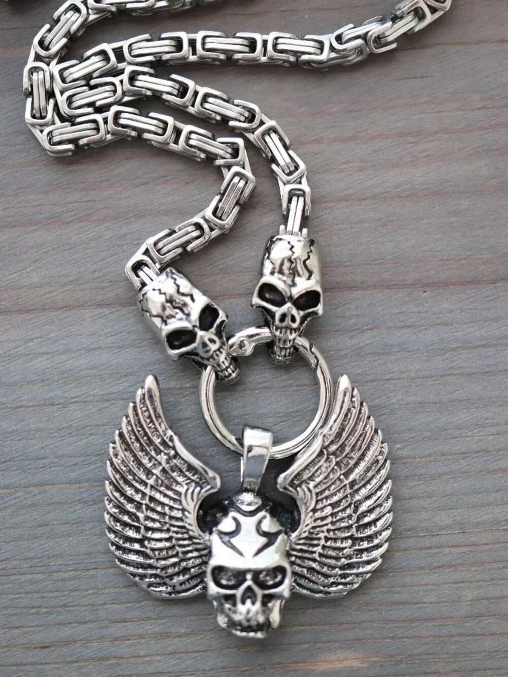 JA Jewelry skull head